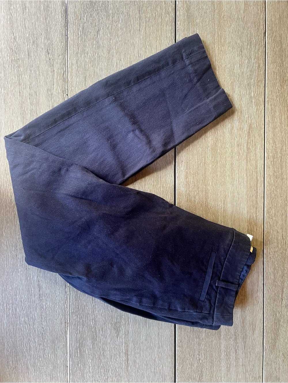 J. Crew Women's Navy Straight Trousers